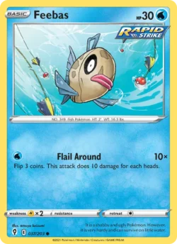 Feebas (#37) Reverse Holo — Reverse Holo — EVS 037