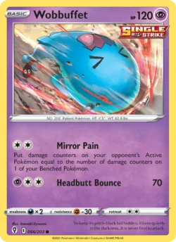 Wobbuffet (#66) — Reverse Holo — EVS 066