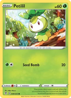 Petilil (#9) Reverse Holo — Reverse Holo — EVS 009