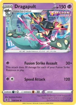 Dragapult (#130) — Reverse Holo — FST 130