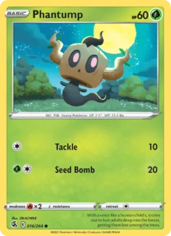 Phantump (#16) — Reverse Holo — FST 016