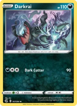 Darkrai (#167) — Reverse Holo — FST 167