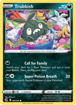 Trubbish (#168) — Reverse Holo — FST 168