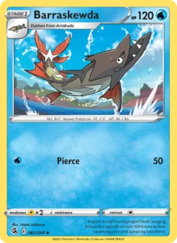 Barraskewda (#83) Reverse Holo — Reverse Holo — FST 083
