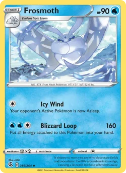 Frosmoth (#85) — Reverse Holo — FST 085