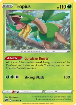 Tropius (#005) — Reverse Holo — BRS 005