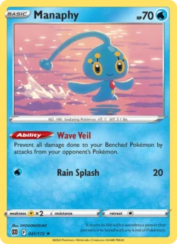 Manaphy (#041) — Reverse Holo — BRS 041