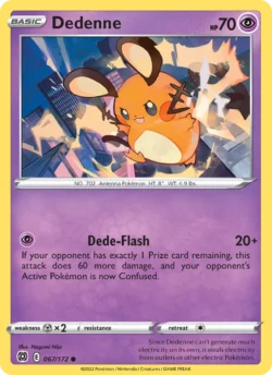 Dedenne (#067) — Reverse Holo — BRS 067