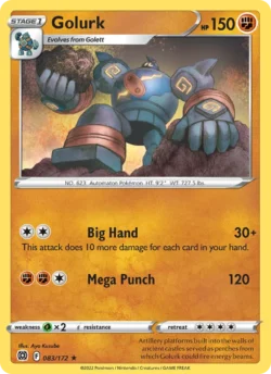 Golurk (#083) — Reverse Holo — BRS 083