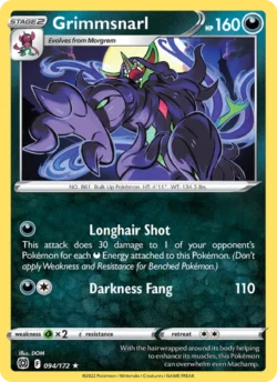 Grimmsnarl (#094) — Reverse Holo — BRS 094