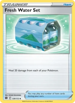Fresh Water Set (#139) — Reverse Holo — BRS 139