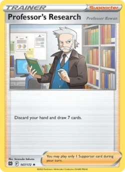 Professor's Research (#147) — Reverse Holo — BRS 147