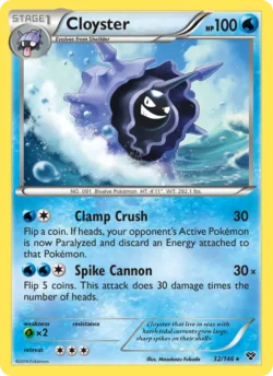 Cloyster (#32) — Reverse Holo — XY 032