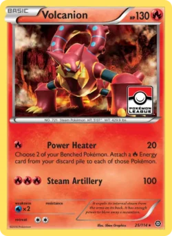 Volcanion (#25) — Reverse Holo — STS 025