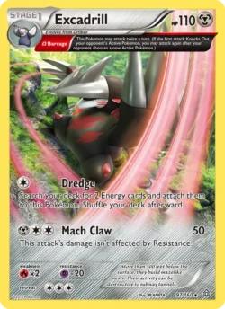 Excadrill (#97) — Reverse Holo — PRC 097