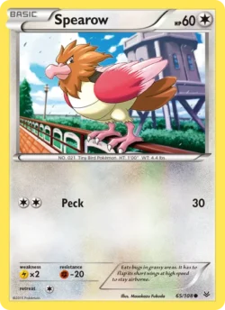 Spearow (#65) Reverse Holo — Reverse Holo — ROS 065