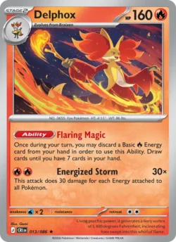 Delphox (#013) Reverse Holo — Reverse Holo — CRI 013