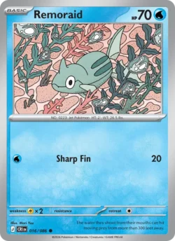 Remoraid (#016) Reverse Holo — Reverse Holo — CRI 016
