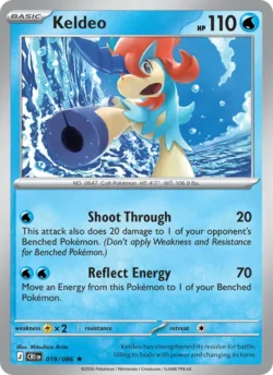 Keldeo (#019) Holo — Holo — CRI 019