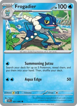 Frogadier (#021) Reverse Holo — Reverse Holo — CRI 021