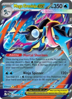 Mega Greninja ex (#022) — CRI 022
