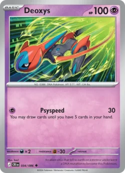 Deoxys (#034) Reverse Holo — Reverse Holo — CRI 034