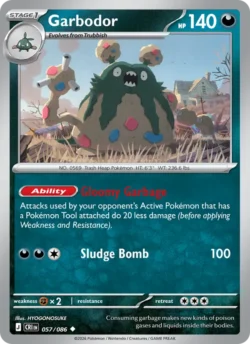 Garbodor (#057) Reverse Holo — Reverse Holo — CRI 057