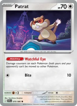 Patrat (#070) Reverse Holo — Reverse Holo — CRI 070