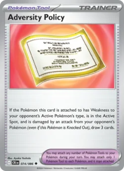 Adversity Policy (#074) Reverse Holo — Reverse Holo — CRI 074