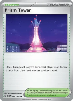Prism Tower (#080) Reverse Holo — Reverse Holo — CRI 080