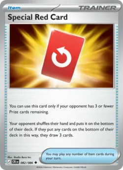 Special Red Card (#082) Reverse Holo — Reverse Holo — CRI 082
