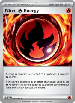 Nitro Fire Energy (#086) Holo — Holo — CRI 086